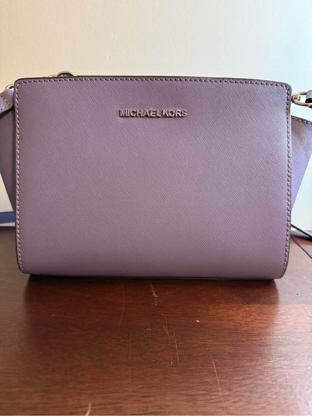 Michael Kors Lavender Saffiano Crossbody Bag